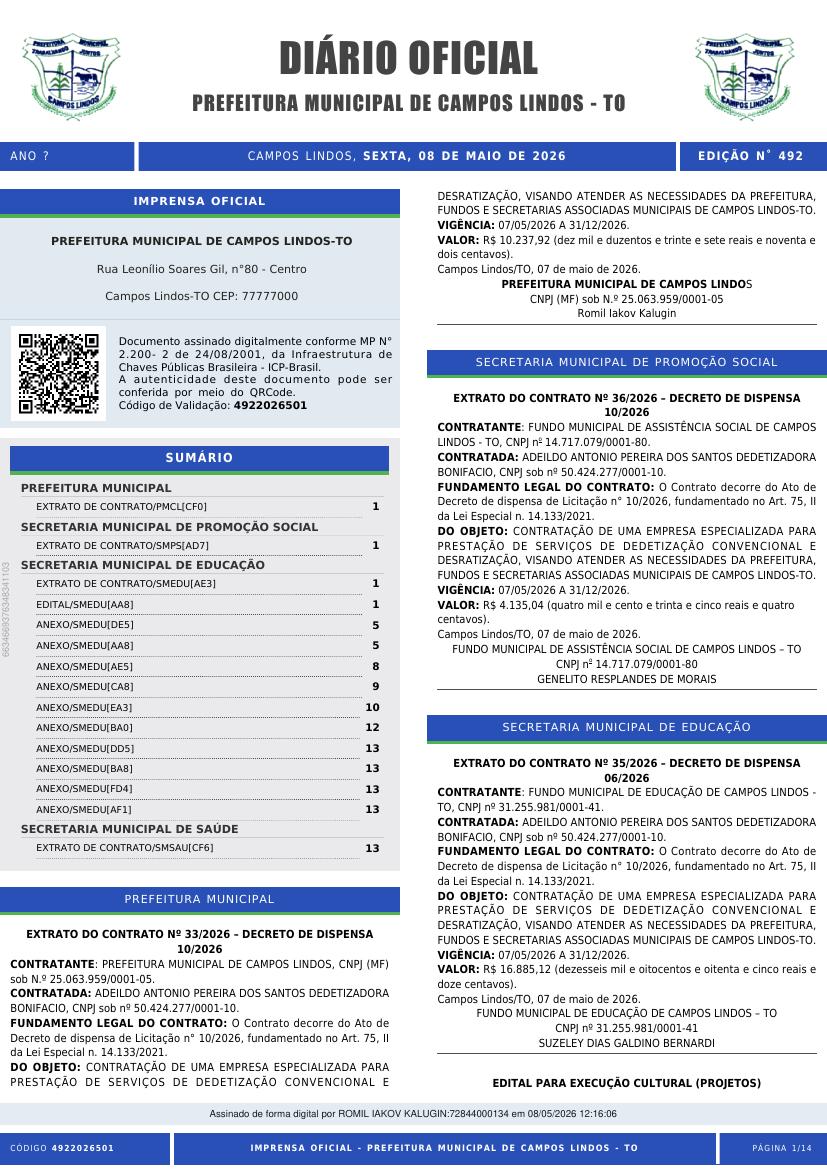 Capa da edição